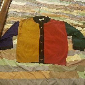 Vintage colorful cardigan